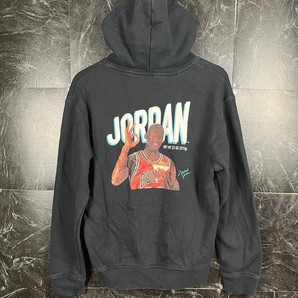 Jordan Men's Black Fleece Hoodie Small